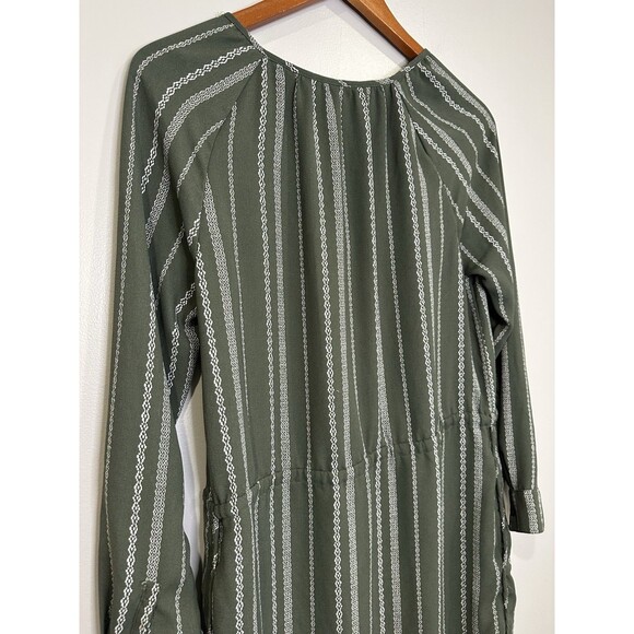 Gap Dress Women Size Small Green Long Sleeve Cinch Waist Dress Classic Career - Picture 5 of 5